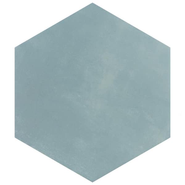 Merola Tile Horizon Hex Aguamarina 7-3/4 in. x 9 in. Ceramic Floor and Wall Tile (8.88 sq. ft./Case)