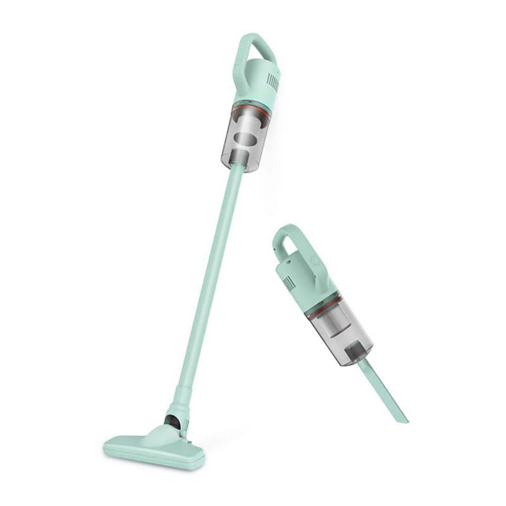 KEROMEE Bagless Corded Handheld Vacuum in White with HEPA Filter, for Rubber Surfaces, Car's Seats, Floor Mats