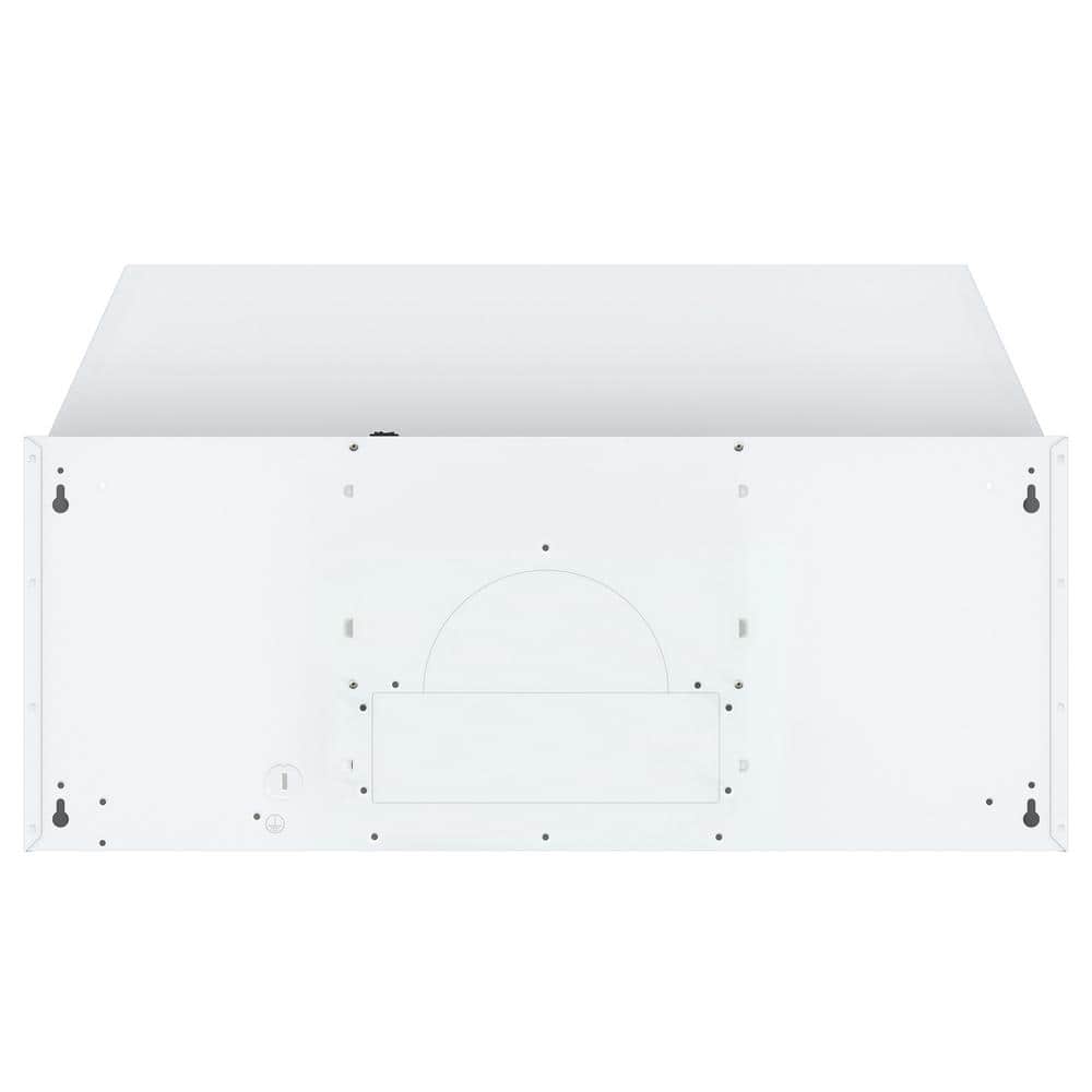 30-Inch White Convertible Stainless Steel Under Cabinet Range Hood