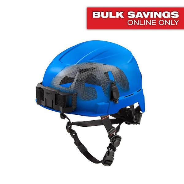 Milwaukee BOLT Blue Type 2 Class E Safety Helmet with IMPACT-ARMOR Liner