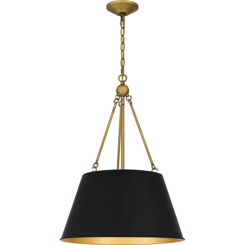 Quoizel Aberdale 4-Light Matte Black Pendant QP5597MBK - The Home Depot