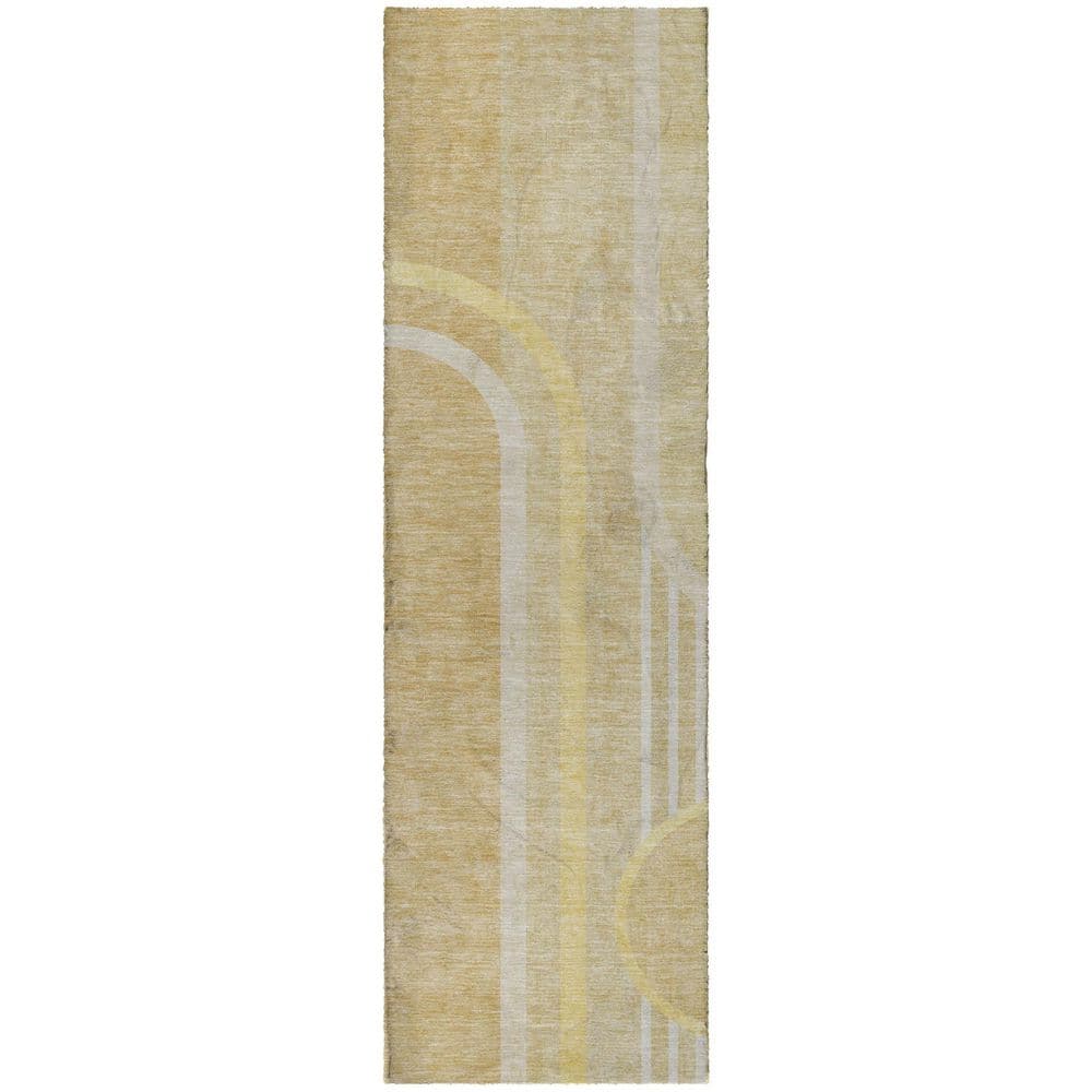 Dream Shag Premium Machine Washable Abstract ADS532 Beige 2 ft. x 7 ft. Runner Rug price history on PriceWatchPro