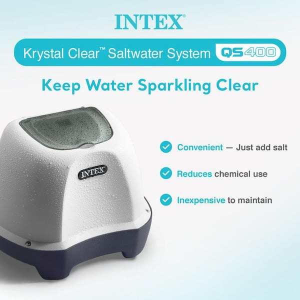 Krystal Clear Saltwater Pool Chlorine System for 4,500 Above Ground Pools
