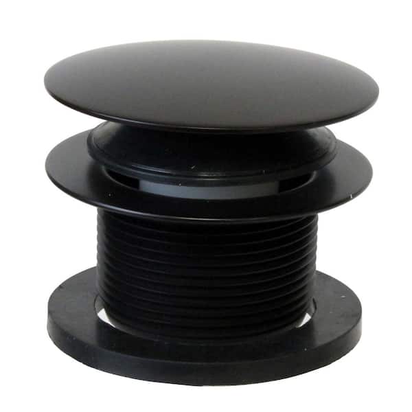 Westbrass 1-1/2 in. NPSM Coarse Thread Mushroom Tip-Toe Bathtub Drain Stopper, Oil Rubbed Bronze