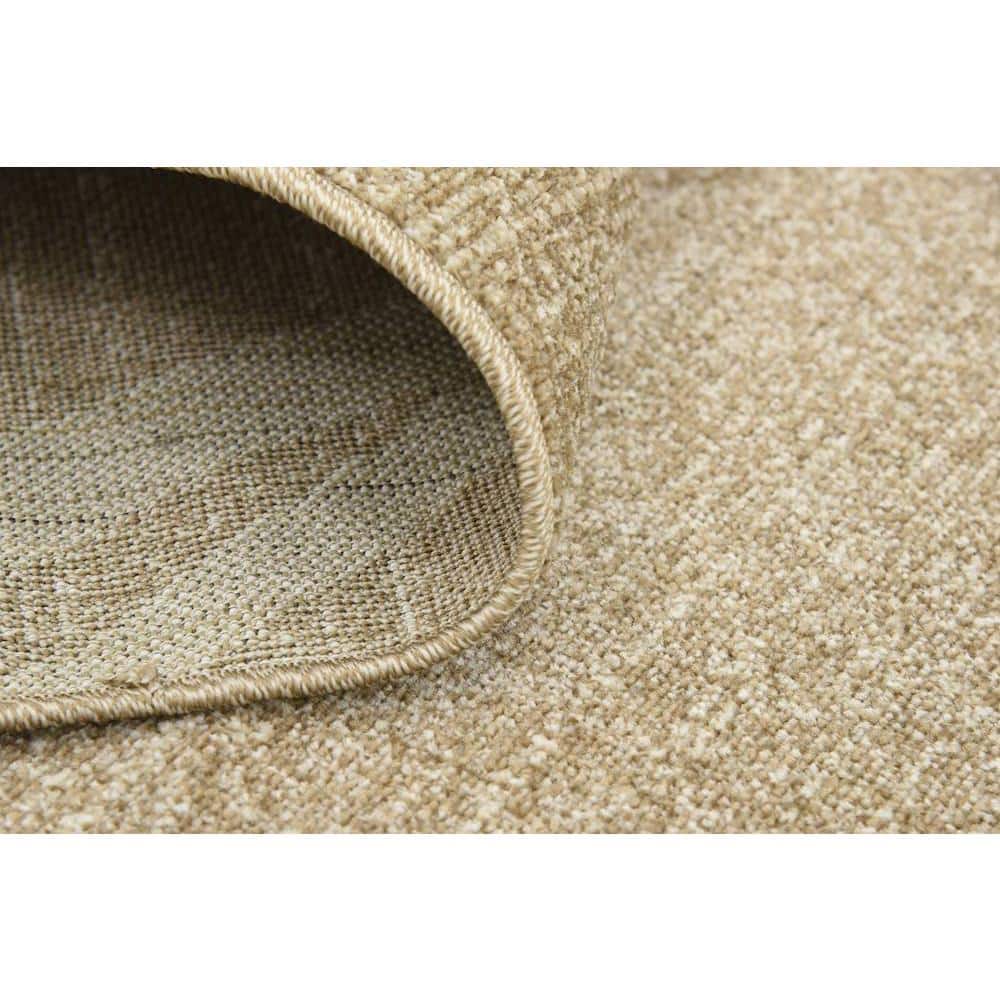 Easycare Abstract Synthetic 6' x 9' Outdoor Rug in Gray