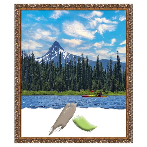 Albemuth 額装アート Amanti Art Antique Bronze Wood Picture Frame Opening Size 20 x 24