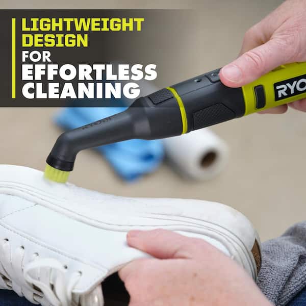 RYOBI USB Lithium Cordless Compact Detail Scrubber Kit w