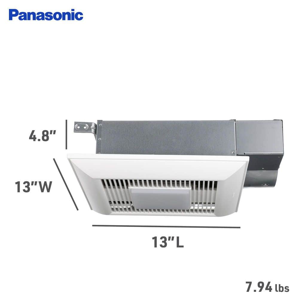 White Square LED Ventilation Fan for Wall or Ceiling