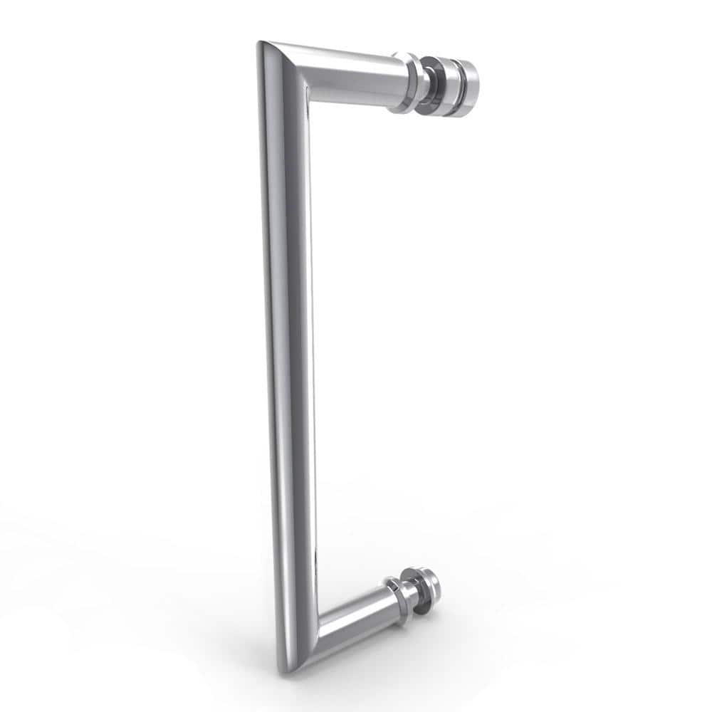 Unidoor-X 36" Clear Glass Frameless Hinged Shower Enclosure