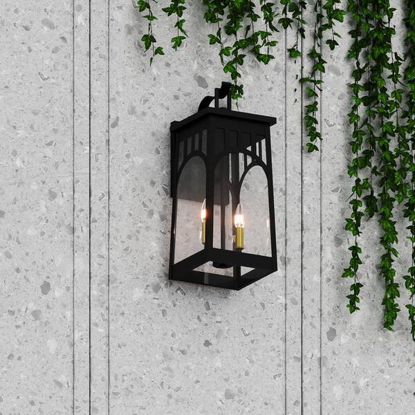 Freya Glass Coach Lantern Wall Light