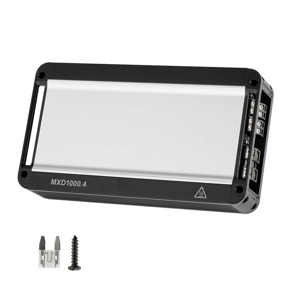 4 Channel Car Audio Amplifier 2 Ohm Stable Bridgeable Class D Full Range Amp Max Power 4 x 500W 4 Ohm / 4 x 1000W 2 Ohm price history on PriceWatchPro