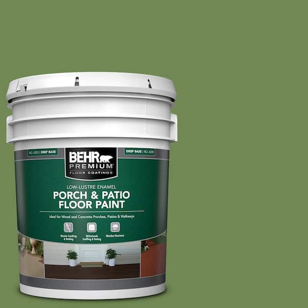 BEHR PREMIUM 5 gal. #M370-6 Snip of Parsley Low-Lustre Enamel Interior/Exterior Porch and Patio Floor Paint