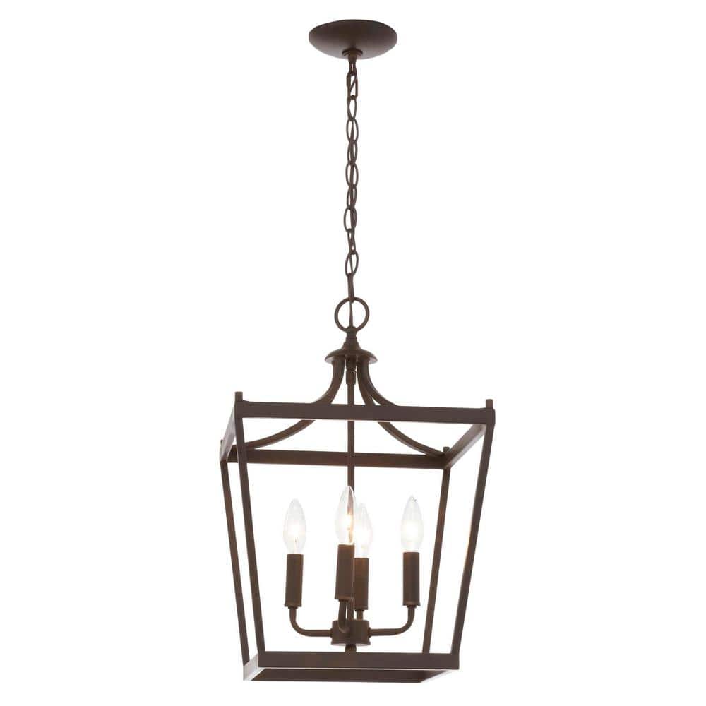 Kennedy 20'' Matte Black and Bronze Crystal Globe Pendant Light