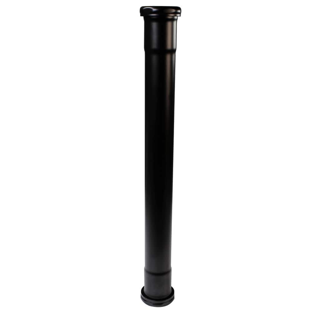 1-1/2 in. x 16 in. Brass Double Ended Slip-Joint Extension Tube in Matte Black price history on PriceWatchPro