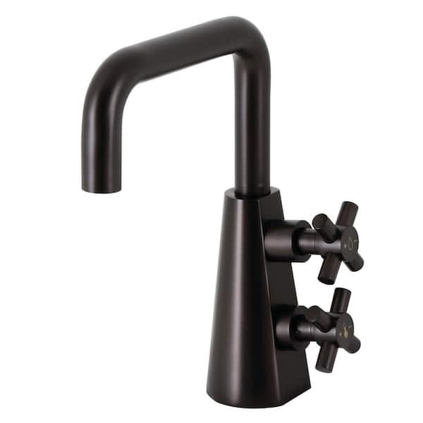 Kingston Brass Constantine 2-Handle Single Hole Bathroom Faucet with Push Pop-Up in Oil Rubbed Bronze