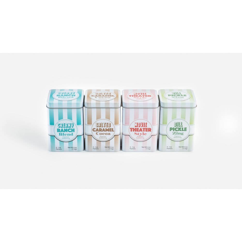 Flavorful Popcorn Seasonings Tins 4pc. Gift Set price history on PriceWatchPro
