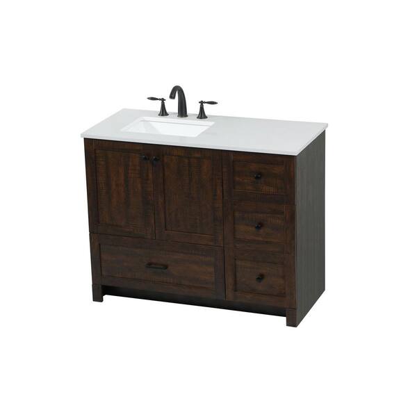 その他 Sir Vanity Timeless Timeless Home 42 in. W x 19 in. D x 34 in. H Bath Vanity in