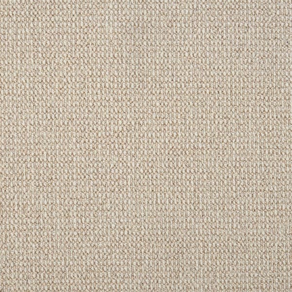Natural Harmony 6 in. x 6 in. Loop Multi Level Carpet Sample - Sand Harbor - Color Desert/Ivory