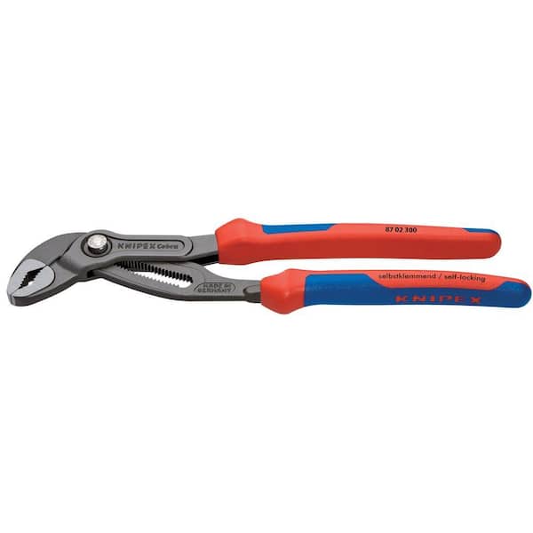 KNIPEX Heavy Duty Forged Steel 12 in. Cobra Pliers with 61 HRC