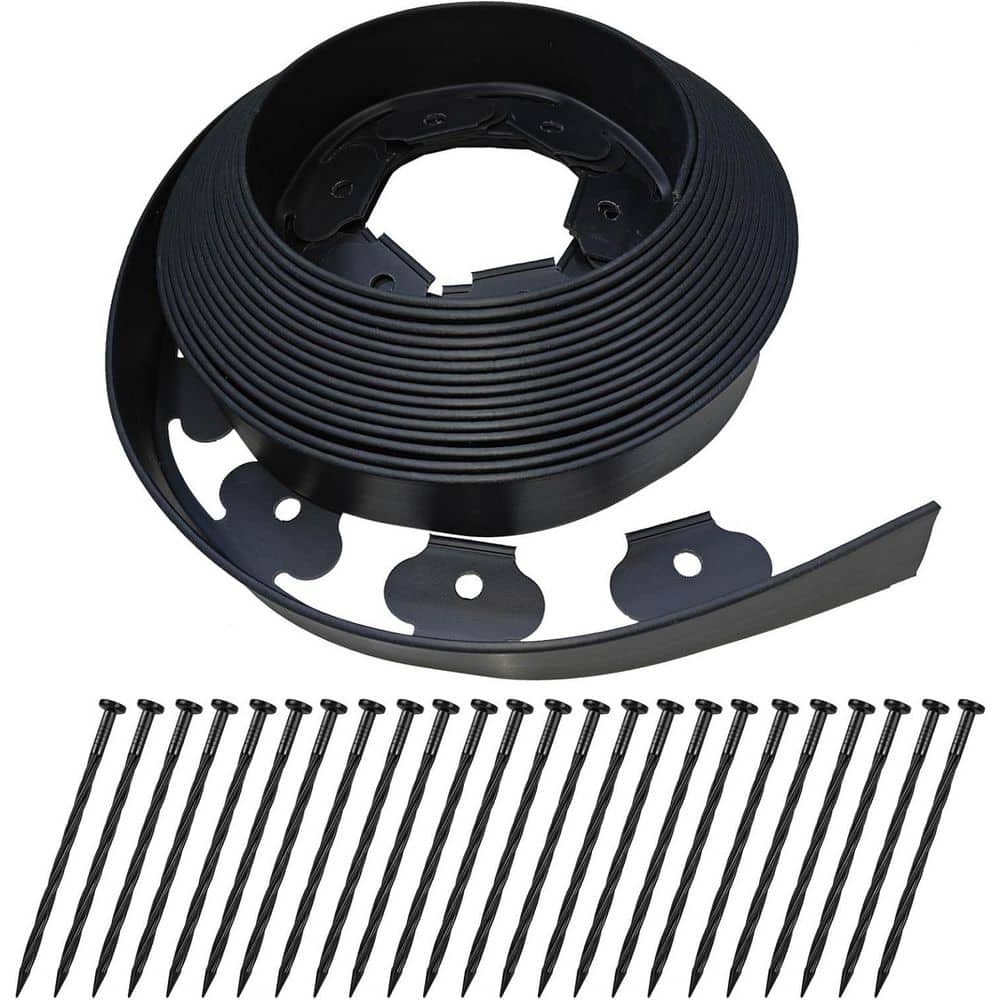 40 ft. x 2in Black PE Landscape Edging with 40 Spikes price history on PriceWatchPro