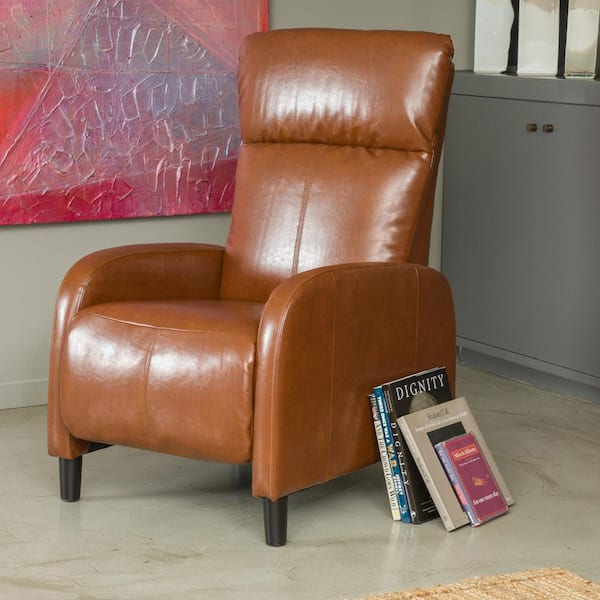 Bonded leather best sale recliner chair