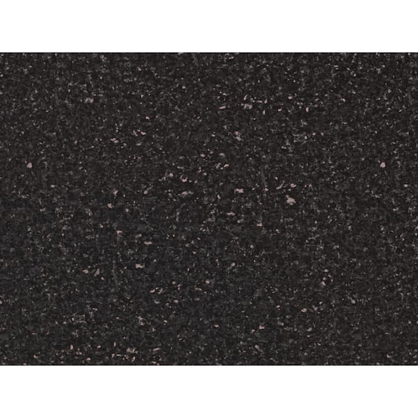 NewAge Products 5.67 in. L x 1.97 in. D Granite Countertop Sample in Black Galaxy