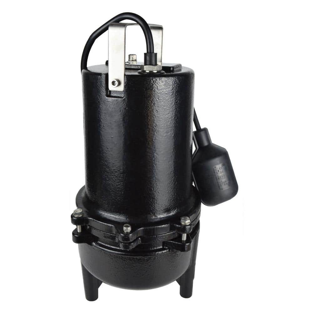 1/2 HP Black Cast Iron Sewage Ejector Pump