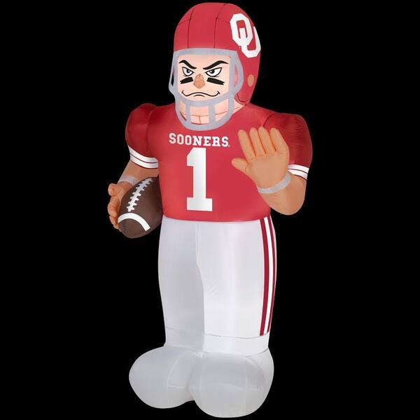 Gemmy 83.85 in. Inflatable Oklahoma University Football Player