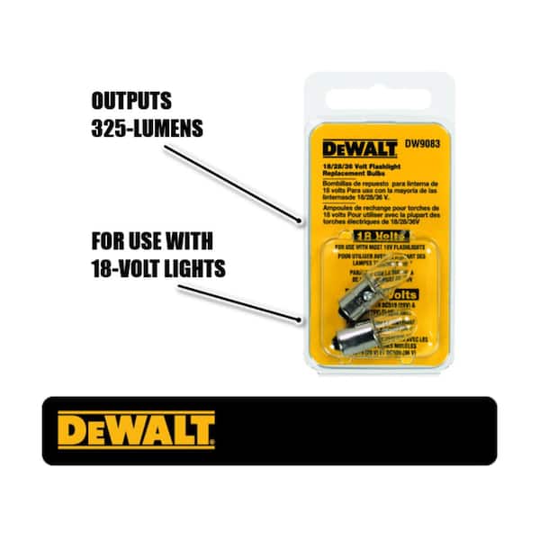 Dewalt DW9083 18 Volt Xenon Replacement Bulb 