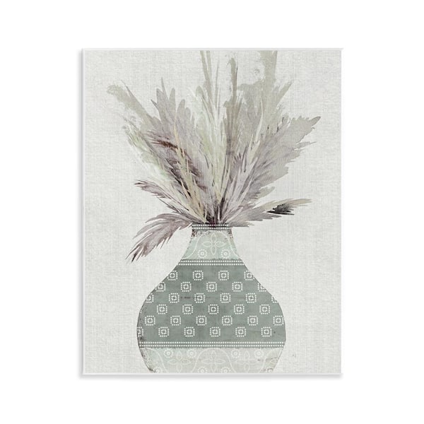 Stupell Industries Boho Wheat in Vase by Susan Jill Unframed Nature Graphic Art Print 14 in. x 11 in.