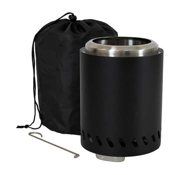 Sunnydaze Sunnydaze Tabletop Smokeless Fire Pit with Triple Burn Design - Black