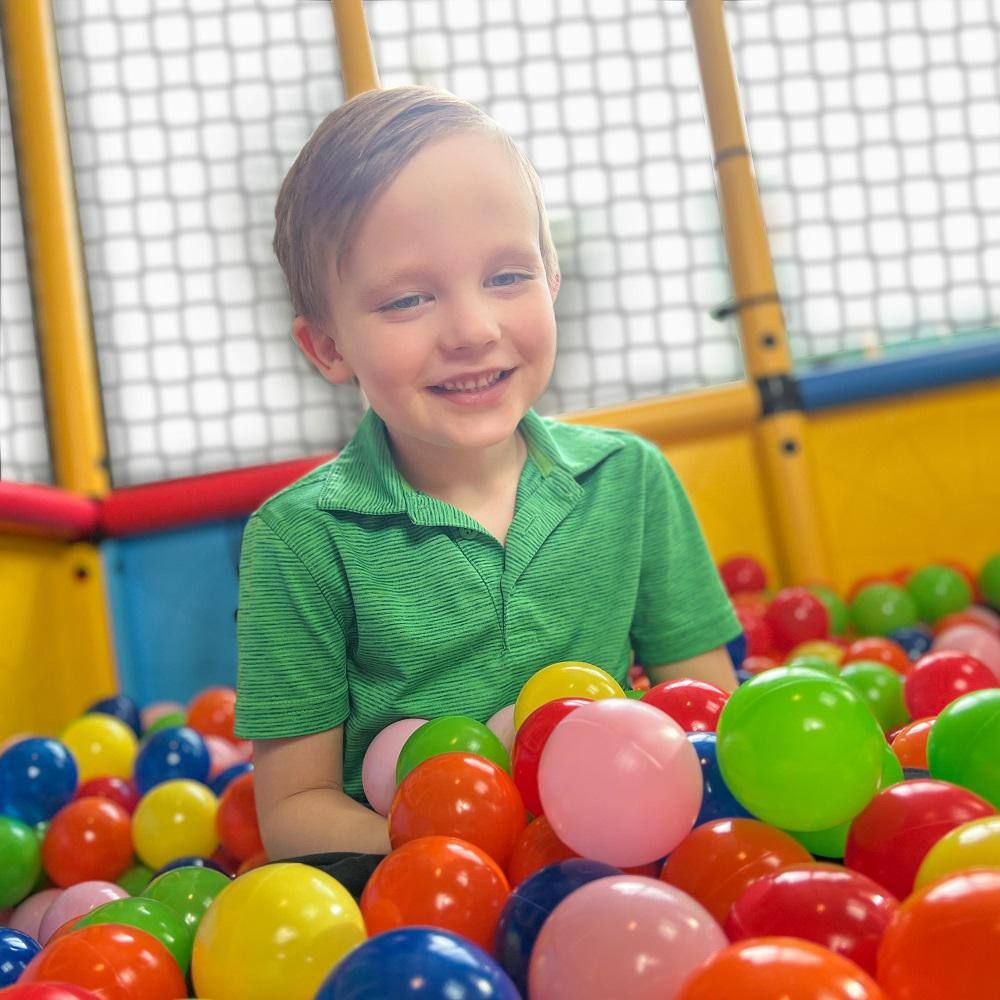 Colorful Plastic Buildable Ball Pit Play Set with Net