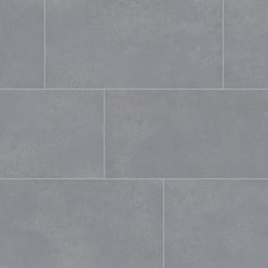 Cohesion Grey 12 in. x 24 in. Color Body Porcelain Floor and Wall Tile (9.5 sq. ft./case)