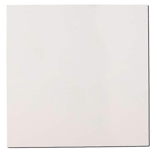 Unbranded Paintable White Fabric Square 23 in. x 23 in. Sound Absorbing Acoustic Panel (1-Panel)