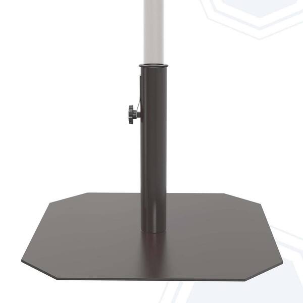 PASAMIC 26 lbs. Iron Market Patio Umbrella Base Non-Rust Heavy Duty ...