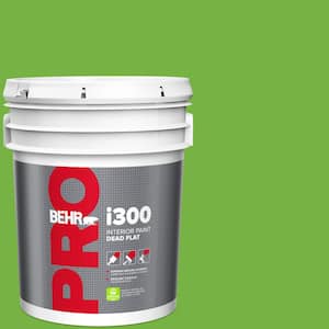 5 gal. #S-G-430 Sparkling Apple Dead Flat Interior Paint