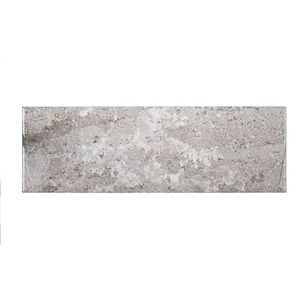 Jeffrey Court Queen Grey Inkjet 6 in. x 18 in. Glossy Ceramic Wall Tile (0.75 sq. ft.)
