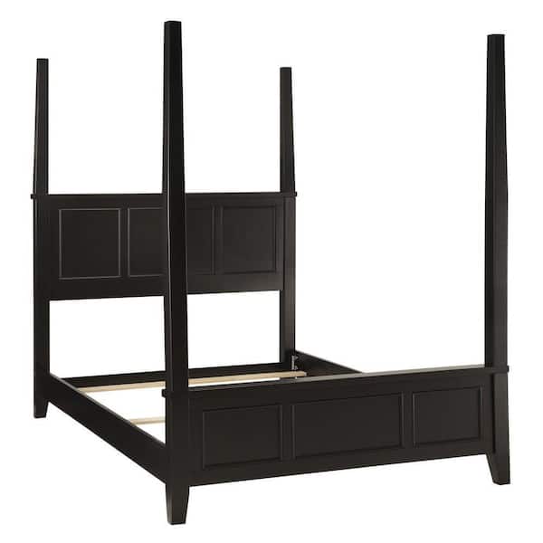 HOMESTYLES Bedford Black Queen Poster Bed