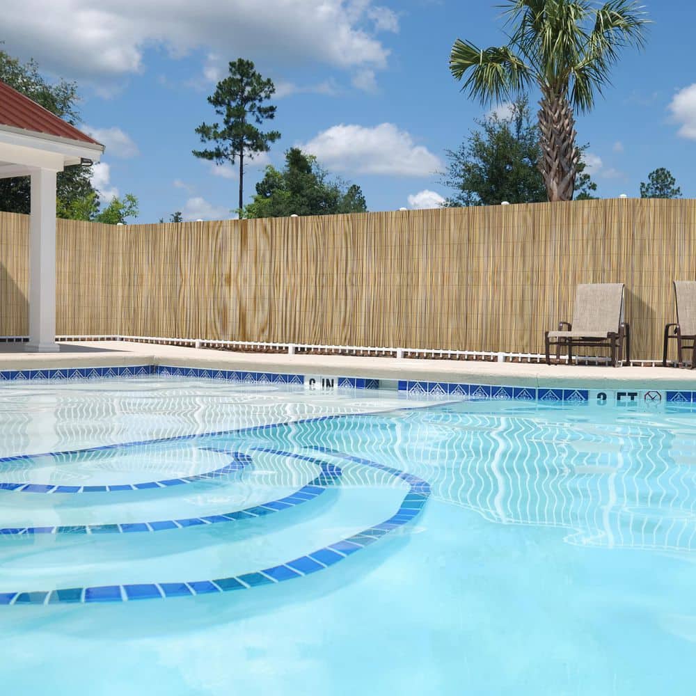 60in x 96in Privacy Screen Artificial Bamboo ZHD7-6096BO - The