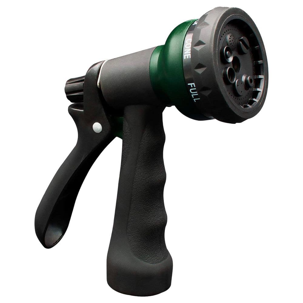 ABS Water Spray Nozzle, 7 Adjustable Patterns, Slip-Resistant Grip