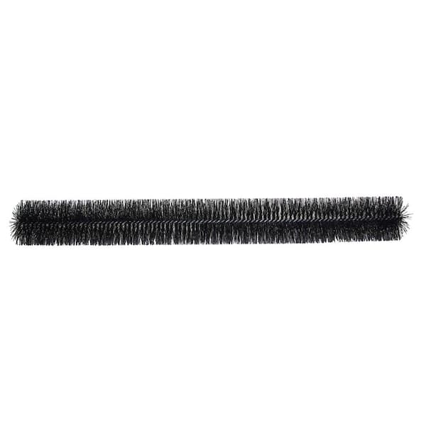 GutterBrush 6 in. Simple Roof Rain Leaf Gutter Guard with Bristles 12 ft. Pack