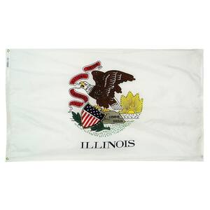 2 ft. x 3 ft. Nylon Illinois State Flag