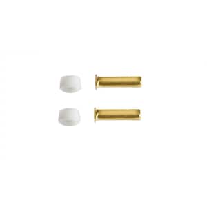1/4 in. Compression Sleeves and Brass Insert Fittings (2-Pack)
