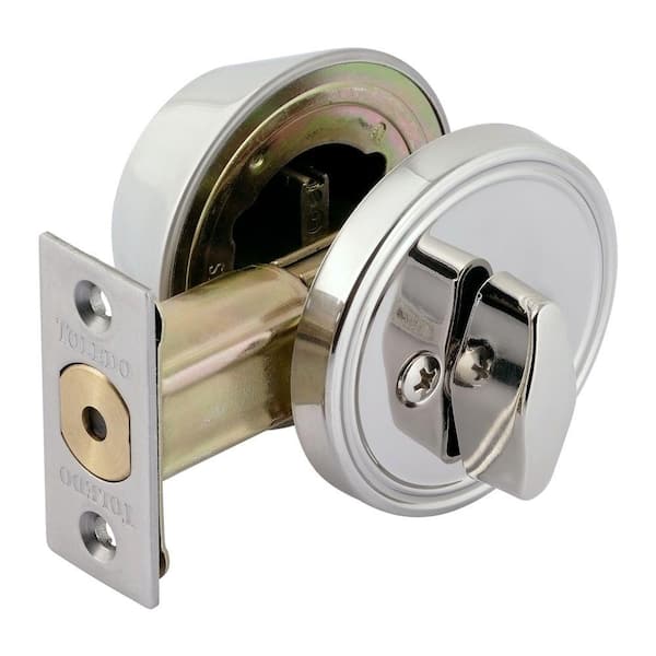 TOLEDO Polished stainless steel Single Cylinder Deadbolt