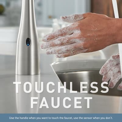 Touchless Moen Kitchen Faucets Kitchen The Home Depot