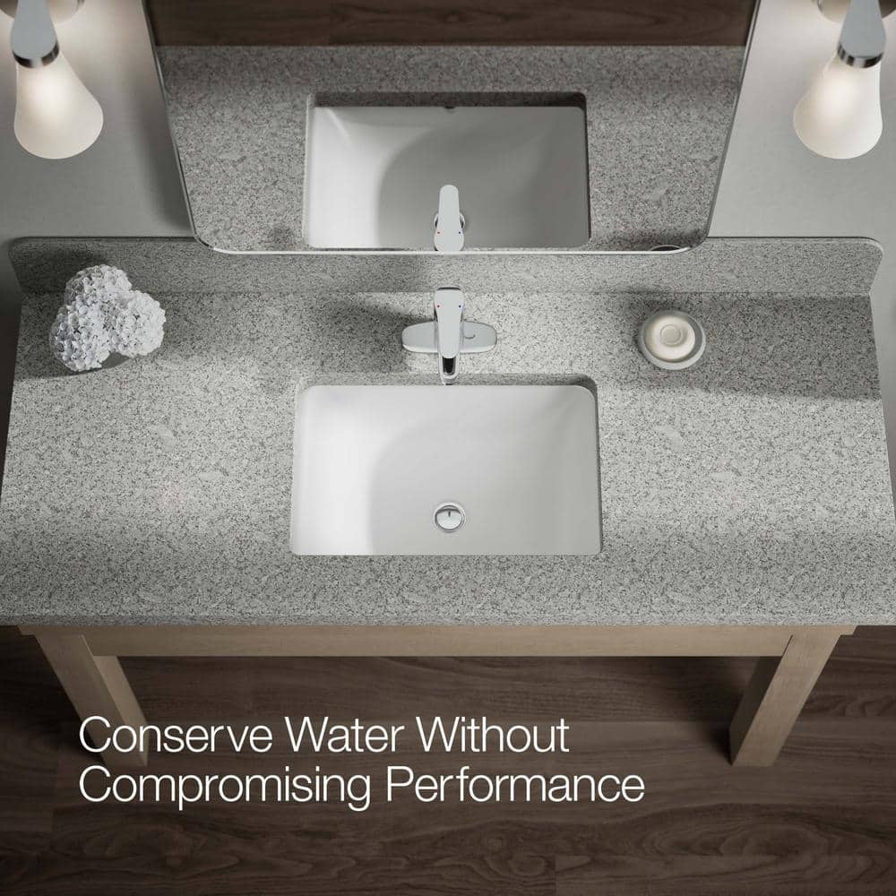 July Polished Chrome Single-Handle 4-in Centerset Bathroom Faucet
