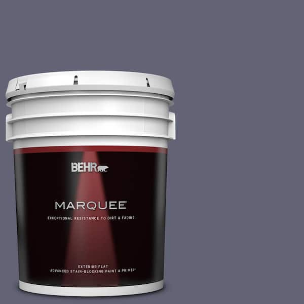 BEHR MARQUEE 5 gal. #620F-6 Purple Orchid Flat Exterior Paint & Primer