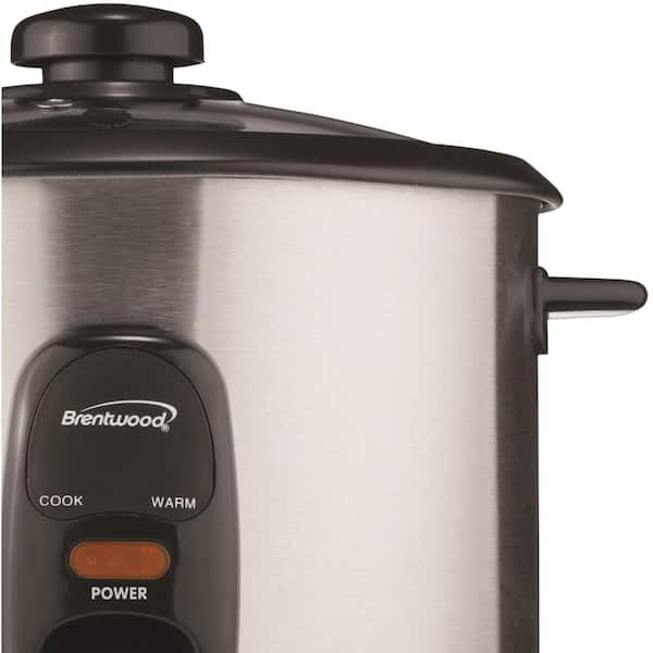 Brentwood SC-130S 3 Quart Slow Cooker - Stainless Steel