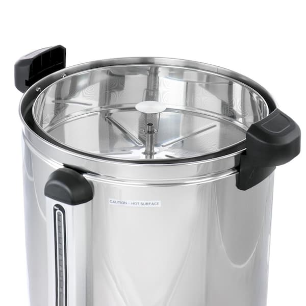 Better Chef 100-Cup Coffee Urn Silver 91589564M - Best Buy