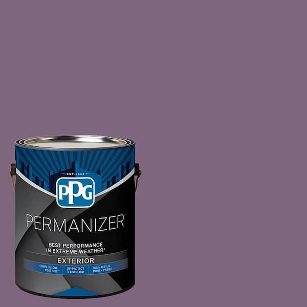 PERMANIZER 1 gal. PPG1177-6 Grape Jelly Semi-Gloss Exterior Paint